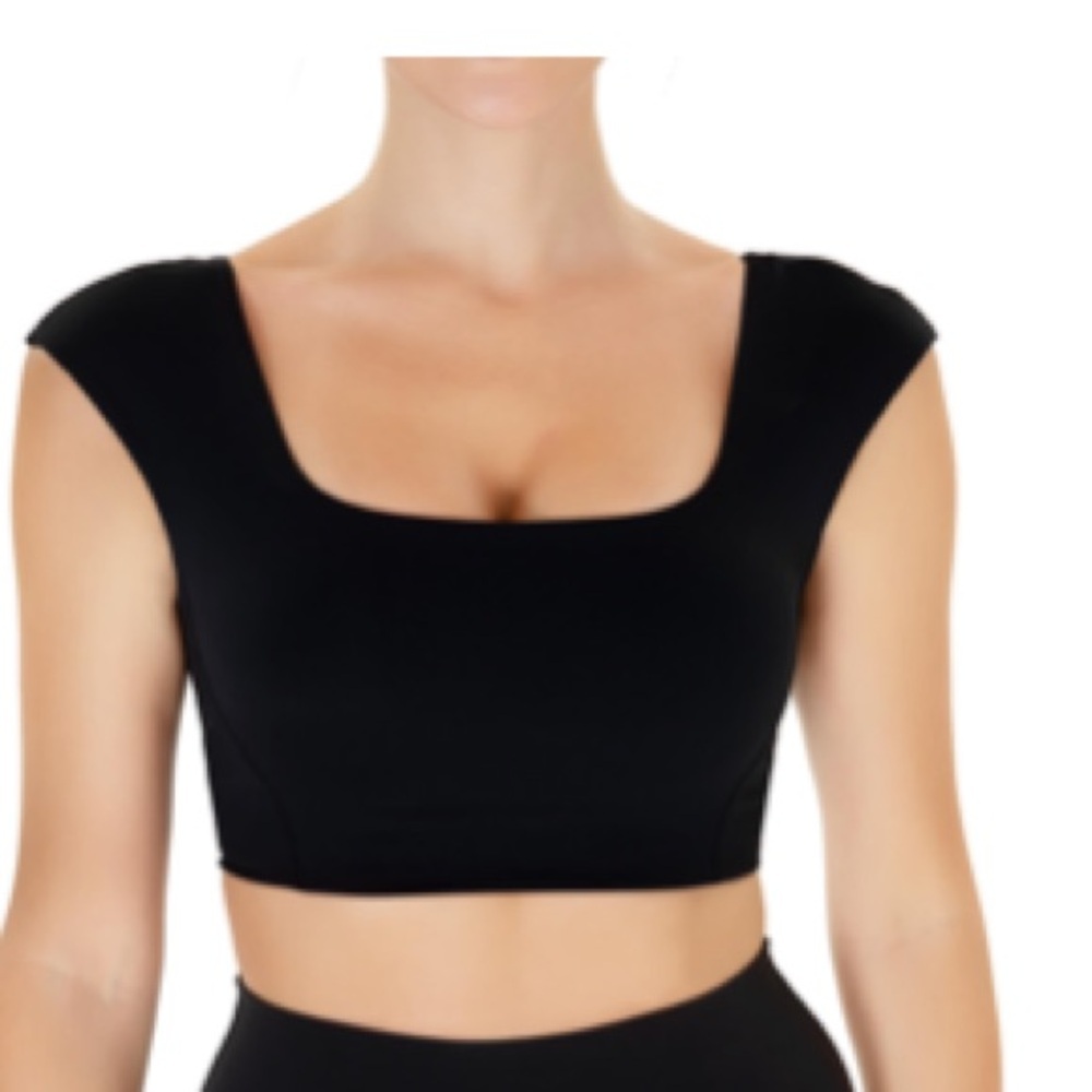 YUNOGA Padded Sports Bras Square Neck Sz XS